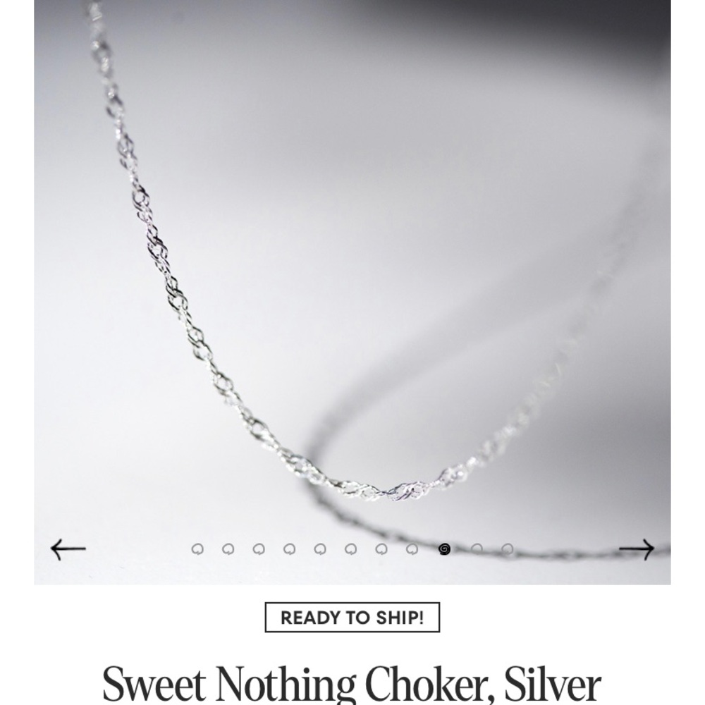 NWT • catbird sweet nothing choker